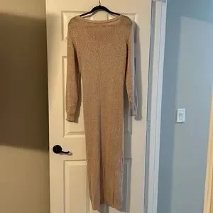 knee length dresses for ladies Drape Sleeve Maxi Dress
